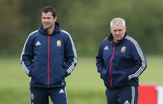 Andy Farrell and Warren Gatland