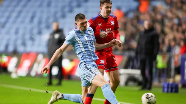 Coventry v Preston match action