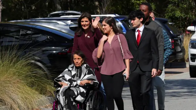 Nikki Haley with her family