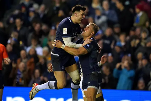 Scotland celebrate