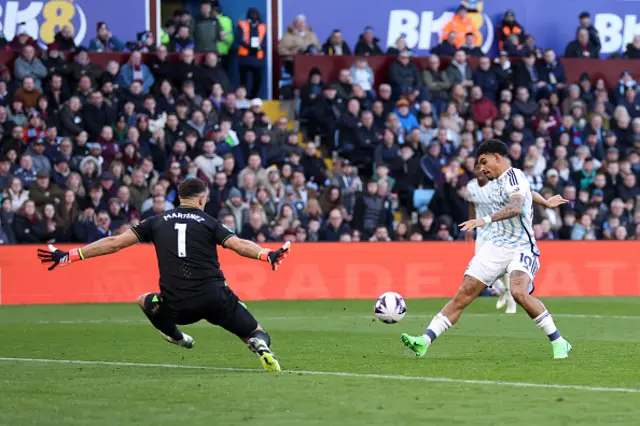 Morgan Gibbs-White of Nottingham Forest scores