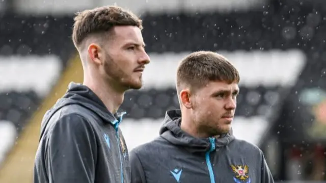 St Johnstone's Kerr Smith (L) and Connor Smith (R)