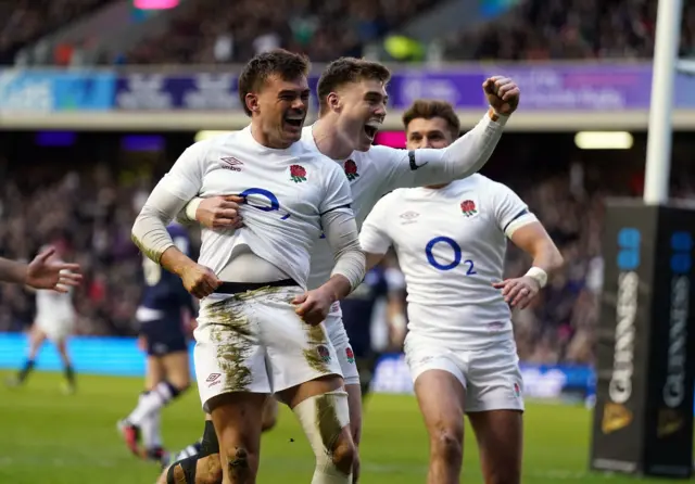 England celebrate