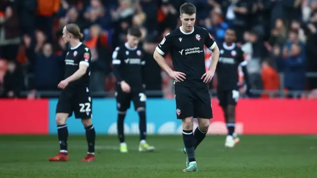 Bolton players dejected