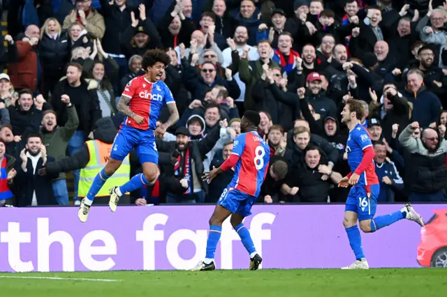 Chris Richards of Crystal Palace celebrates