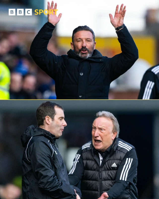 Derek McInnes and Neil Warnock