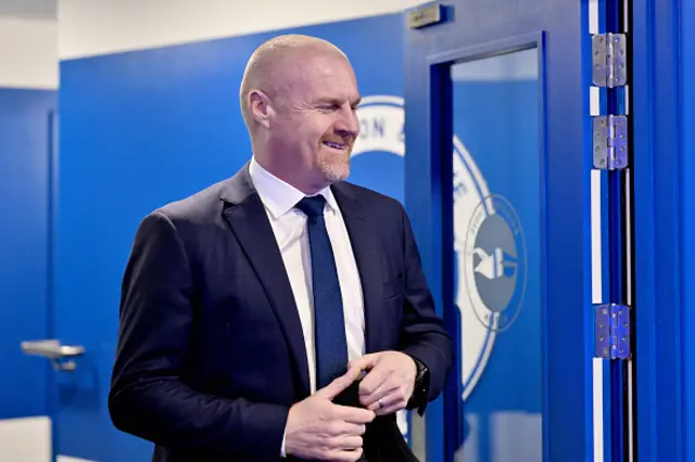 Sean Dyche before the Premier League match