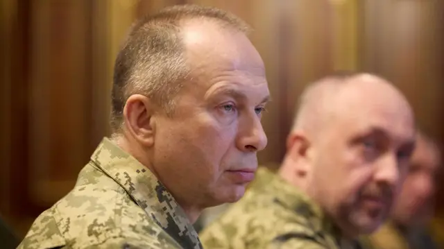 The commander in chief of Ukraine's armed forces, Gen Oleksandr Syrskyi