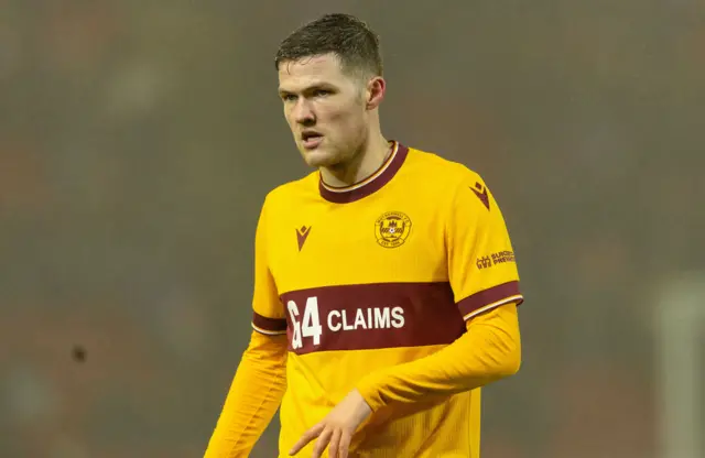 Motherwell midfielder Blair Spittal