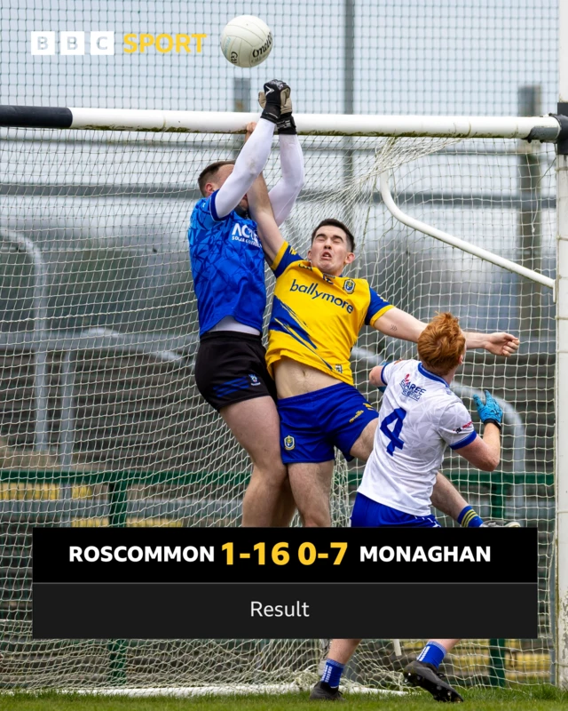 Roscommon 1-16 Monaghan 0-7