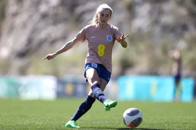 England forward Chloe Kelly