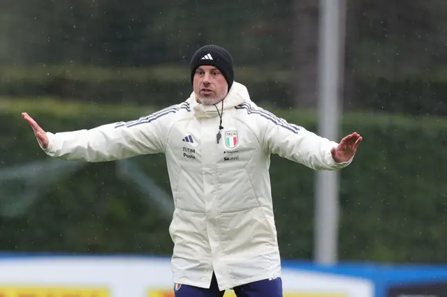 Italy manager Andrea Soncin