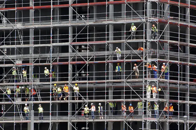 A building site in Europe.