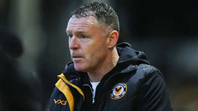 Newport County manager Graham Coughlan