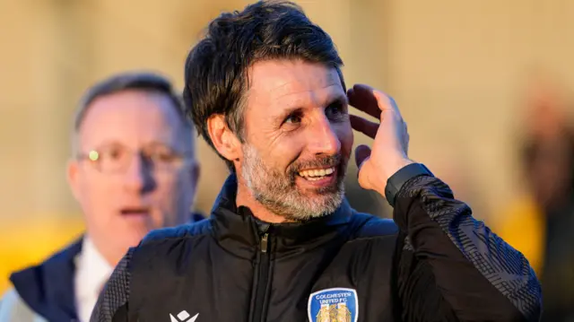 Colchester manager Danny Cowley