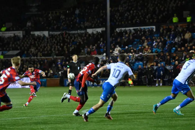 James Tavernier levels from a wonderful free-kick