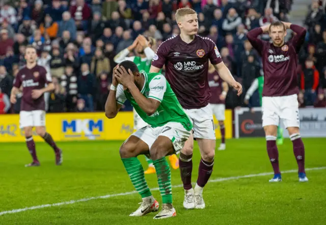 Hearts 1-1 Hibernian