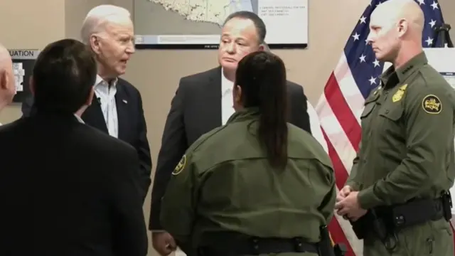 Biden speaks to border officials