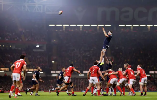 Scotland line-out