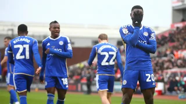 Leicester celebrate