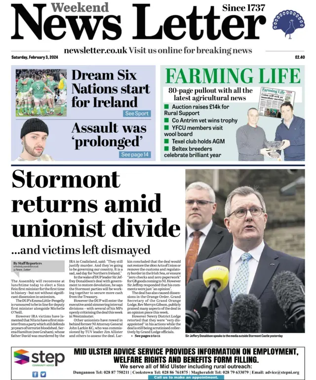 News Letter front page