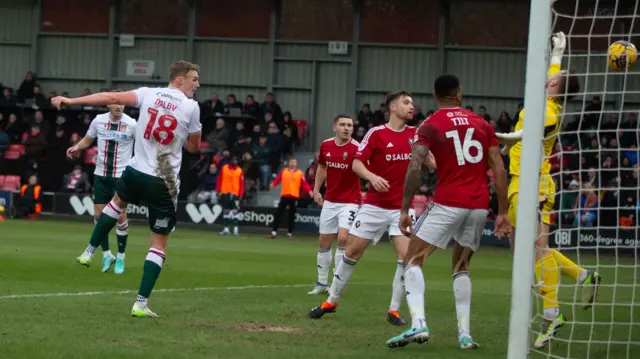 Wrexham score at Salford