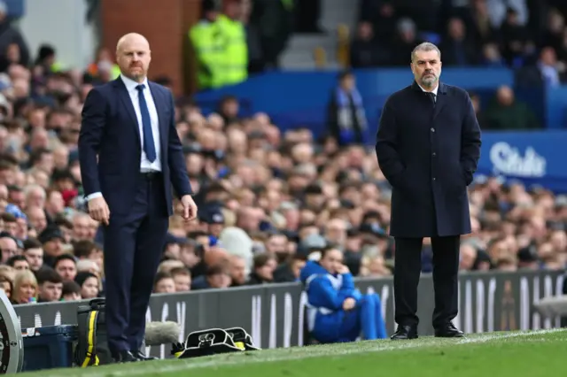 Sean Dyche and Ange Postecoglou