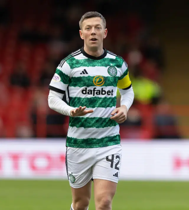 Celtic captain Callum McGregor