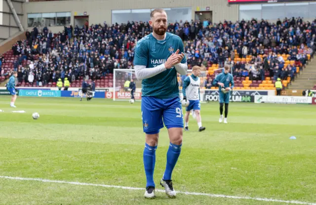 Kilmarnock forward Kevin van Veen