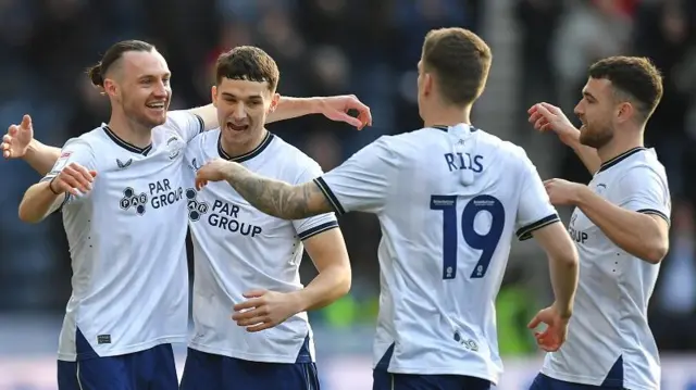 Preston celebrate