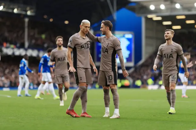 Richarlison and James Maddison