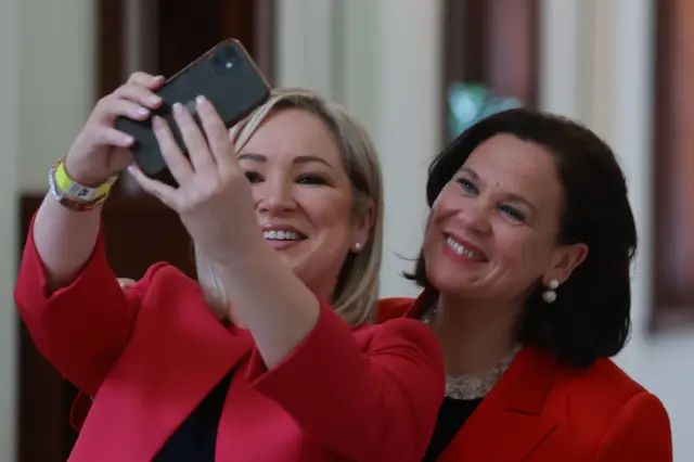 Michelle O'Neill and Mary Lou McDonald