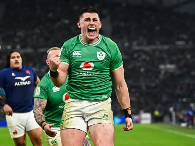 Dan Sheehan of Ireland celebrates