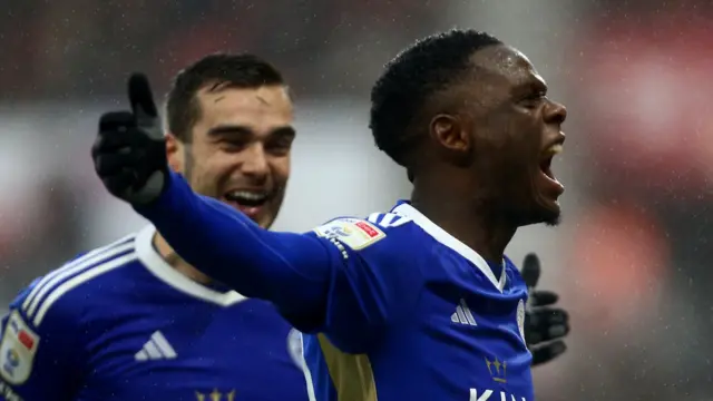 Leicester celebrate