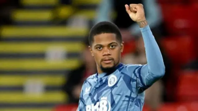 Leon Bailey salutes the crowd