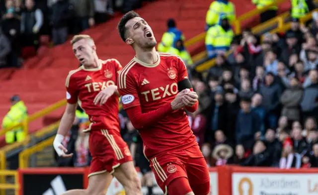 Aberdeen forward Bojan Miovski