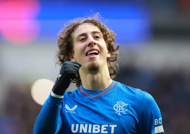 Rangers forward Fabio Silva