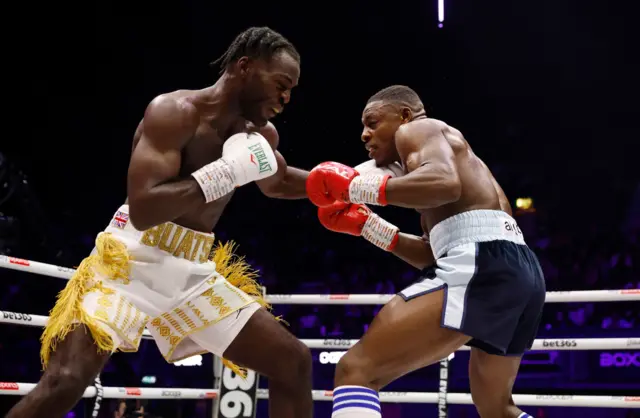 Joshua Buatsi punches Dan Azeez