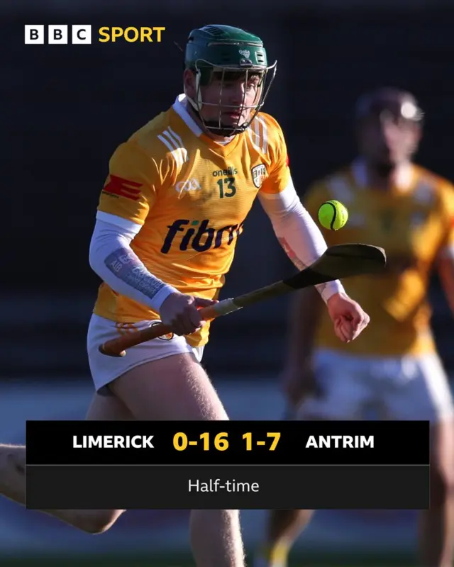 Limerick 0-16 Antrim 1-7