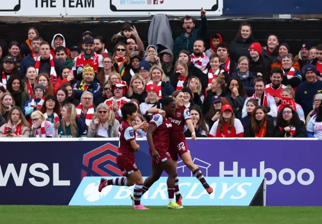 Viviane Asseyi celebrates