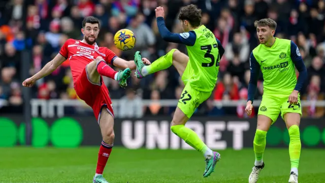 Middlesbrough v Sunderland match action