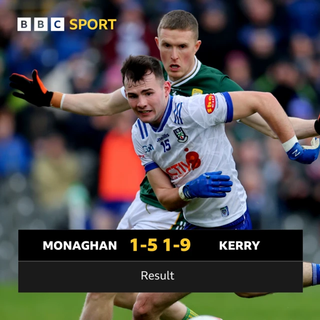 Monaghan 1-5 Kerry 1-9