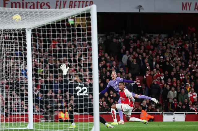 Darwin Nunez takes a shot at goal