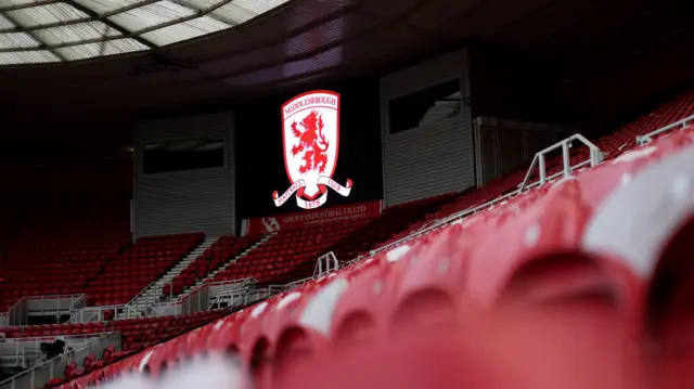 The inside of the Riverside Stadium