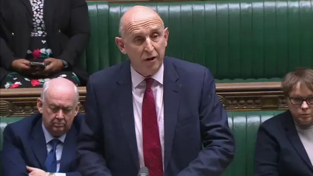 Shadow defence secretary John Healey speaking in the Commons