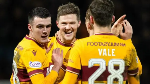 Motherwell celebrate