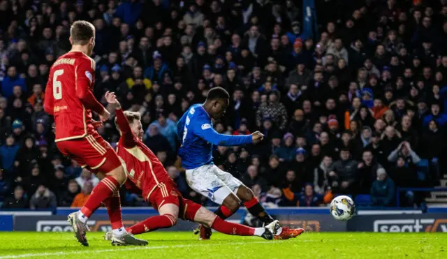 Rabbi Matondo scores