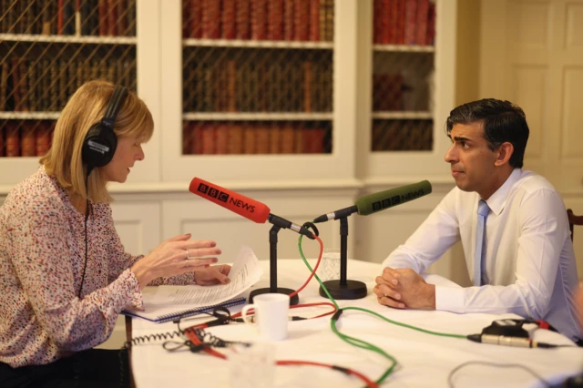 Rachel Burden puts questions to the PM inside 10 Downing Street