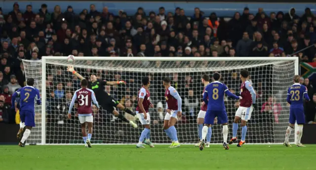 Enzo Fernandez free-kick