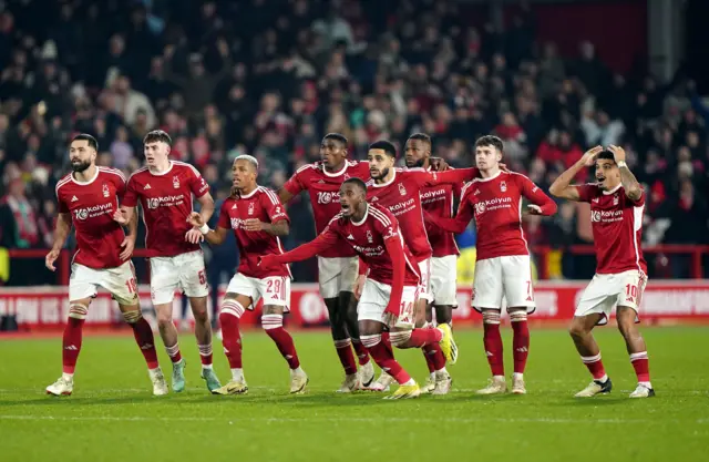 Nottingham Forest celebrate